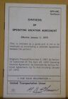 Synthesis of Operating Vacation Agreement 1973 United Transportation Union SC