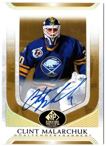 2020-21 SP Signature Edition Legends Gold Spectrum Foil Auto CLINT MALARCHUK 220 - Picture 1 of 1