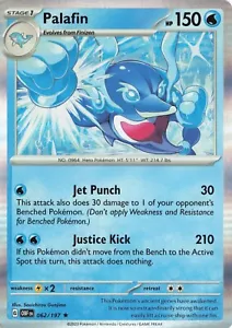Pokemon TCG Obsidian Flames Palafin Holo Rare 062/197 EX/LP - Picture 1 of 2
