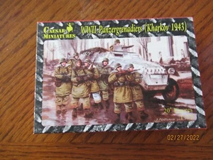 Caesar Miniatures #HB01 Panzergrenadiers (Jarkov 1943) 1/72 20 figuras - Imagen 1 de 2