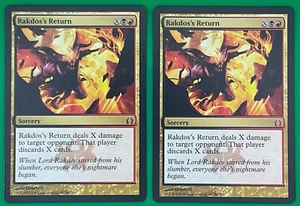 MTG - 2X Rakdos’s Return - Gatecrash - Near Mint to VLP Condition - MAGIC CARD - Picture 1 of 2