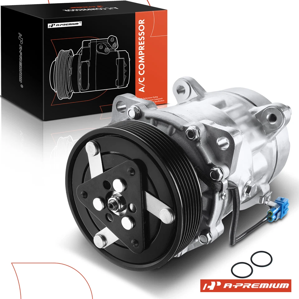 Compresor de aire acondicionado A-Premium con embrague para VW Golf 92-99 Jetta Passat Seat Alhambra Foto 1 de 4