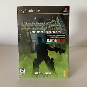 Syphon Filter The Omega Strain Nuevo Disco Demostración Sellado Variante GameStop PS2 - Imagen 1 de 16