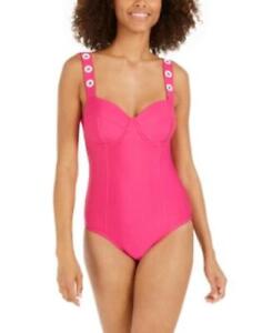 Pink One Piece Swimwear for Women for sale | eBay