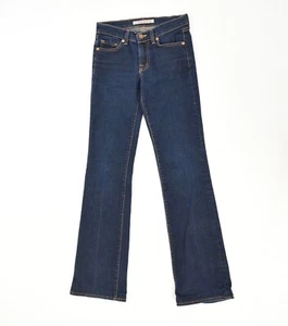 Vaqueros J Brand 24 lavado oscuro pierna delgada corte bota mezclilla - Imagen 1 de 6