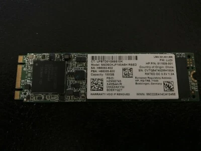 Intel 180GB SATA SSD Solid State Drive SSDSCKJF180A5H  - Image 1 of 3