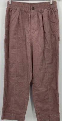 Madewell Purple Mauve Corduroy Pants Button Closure Elastic Waist Medium NEW NWT - Image 1 of 4