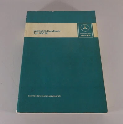 Mercedes Manual de Taller 300 Sl W198 Cirugía Estética + R198 Roadster Año Fab. - Imagen 1 de 4