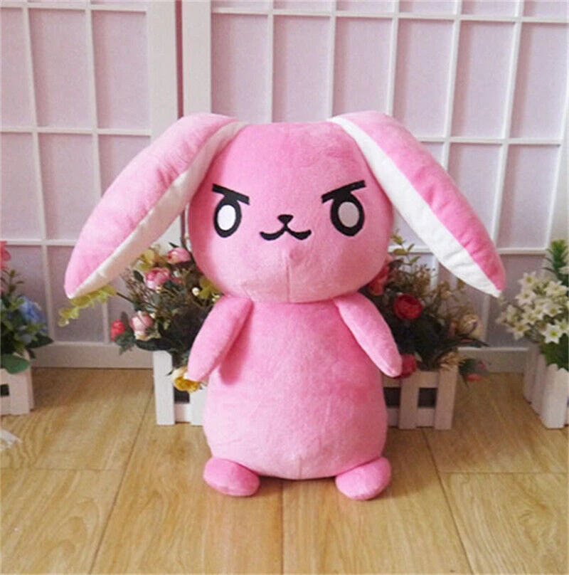 Overwatch DVA Conejo Muñeco de Peluche Juguete de Peluche Regalo Lindo Anime Peluche Coleccionar 53CM Foto 1 de 4