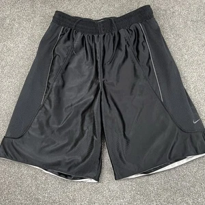 Pantaloncini Nike Uomo XL ? Basket Nero Reversibile Retrò Maglia Lucida Y2K Vintage - Foto 1 di 11