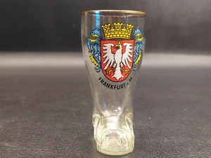 Vintage Miniature Boot Shot Glass Frankfurt Germany Mini Small Souvenir - Picture 1 of 6