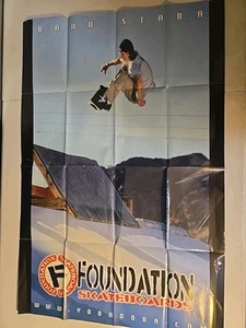 Tum Yeto Skateboard Poster Catalog Zero Toy Machine 90's Brad Staba Foundation - Foto 1 di 2