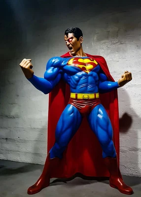 Sman in Rage Life Size Statue | 6FT Custom Handmade Collector's Display LED eyes - Image 1 of 4