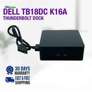Genuine Dell TB18DC K16A Precision Dual USB-C Thunderbolt Dock Station - Picture 1 of 10