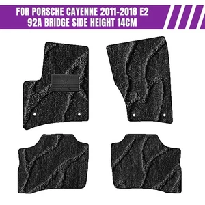Car Mats For Porsche Cayenne 2011-2018 E2 92A Durable With Install Tool 4pc - Picture 1 of 2