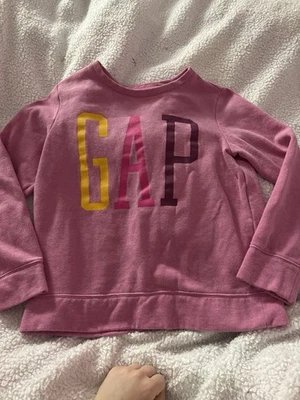 Suéter Gap Niños Niñas Talla 12 Rosa Manga Larga Cuello Redondo Pullover Foto 1 de 2