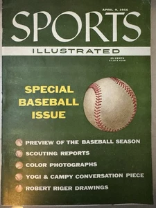 1956 SPORTS ILLUSTARTED BASEBALL ISSUE MAGAZINE See Pics, Good Condition - Picture 1 of 7
