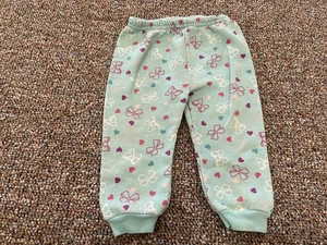 Garanimals Blue & Pink Girls Bow Joggers 12M - Picture 1 of 3