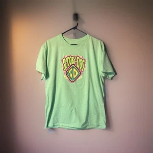 Scooby-Doo Men’s Large T-Shirt Mystery Machine Scooby Tag - Picture 1 of 3