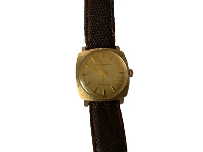 Reloj automático suizo vintage Nivada Gretchen para hombre J2813 10 KTGF Foto 1 de 4