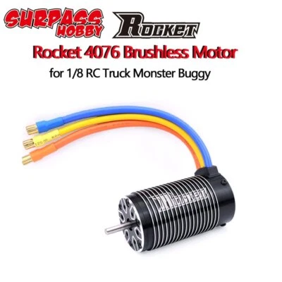 Motor sin escobillas Surpass Hobby ROCKET 4076 2250/2000/1700KV para 1/8 RC Car Truck - Imagen 1 de 4