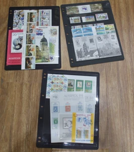 MINT 1984 AUSIPEX PHILATELIC EXHIBITION AUST/WORLD STAMP, M/S, CARDS COLL X 35 - Picture 1 of 1
