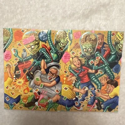 2002 MARS ATTACKS PHILLY AND CHICAGO NON-SPORTS CARD SHOW PROMO # 1 AND 2# SET - Image 1 of 2
