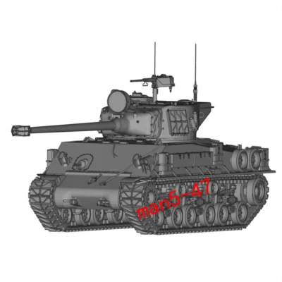 3D printing 1/72 Israeli M51 Sherman tanks Unpainted model kit - Image 1 of 2