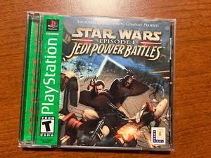 Star Wars Episode I Jedi Power Battles PS1 Greatest Hits - Complete CIB - Picture 1 of 3