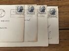 Vintage seltene 5 Cent George Washington blauer Stempel & Briefe Lot 1965 CV JD