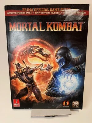Mortal Kombat Prima Official Strategy Guide Xbox 360 PS3 with Fatality Cards - Image 1 of 3