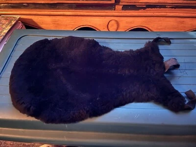 capa de assento pele de carneiro - Imagem 1 de 2