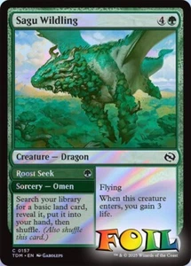 Sagu Wildling 0157 MTG Tarkir: Dragonstorm Common NP Foil - Picture 1 of 1