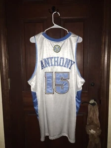 *100% Authentic* Mens Adidas Sz 50 CARMELO ANTHONY Nuggets NBA Basketball Jersey - Picture 1 of 12