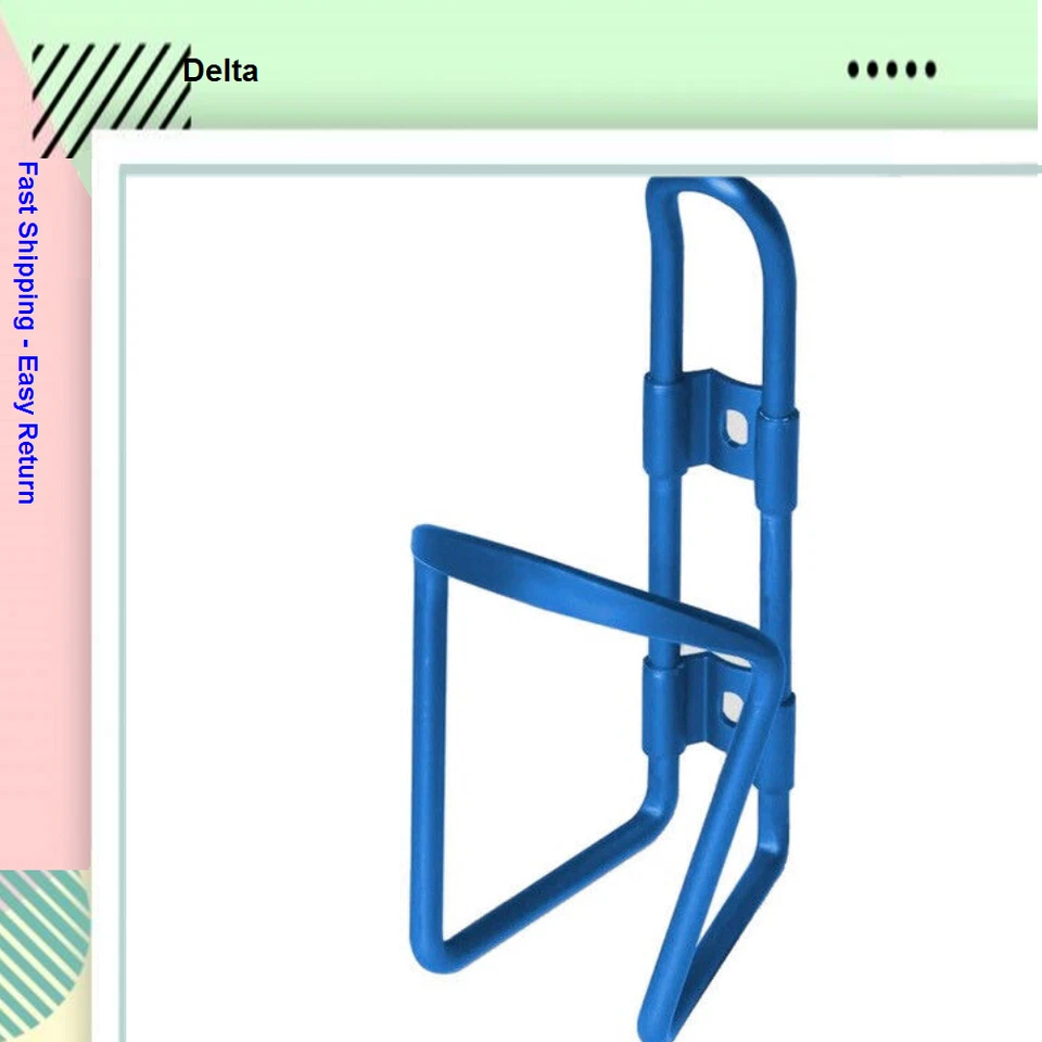 Delta Alloy Water Bottle Cage, Anodized Blue - Image 1 of 1