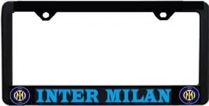 License Plate Frame Stainless Steel Vinyl Lettering FOR INTER MILAN 2 - Bild 1 von 3