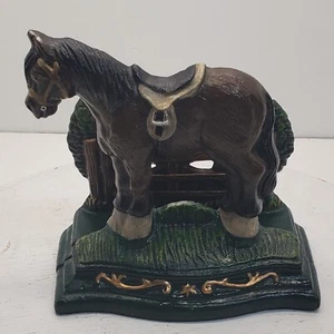 Cast Iron Horse Napkin/Letter Holder County Farm Barnyard Decor - Picture 1 of 6