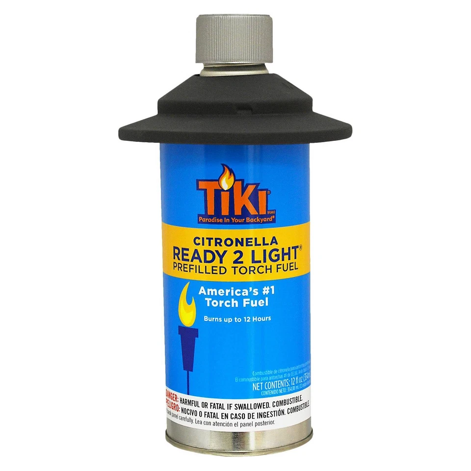 Lamplight TIKI TIKI 1212183 Ready 2 Light Citronella Torch Fuel, 12-Ounce