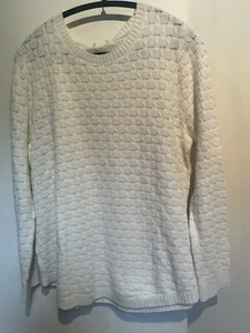 Blue Illusion Cream Sweater 3L (18-22) BNWT - Picture 1 of 6