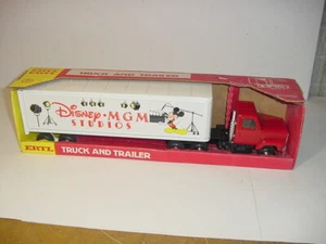 Vintage Disney MGM Studios Tractor/Trailer Set by ERTL NIB! - Picture 1 of 4