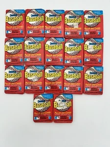 1988 Donruss 15 Baseball Cards WaxPack Sealed Unopened 17 Pack Bundle - Picture 1 of 3