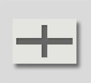 Reusable England Flag Stencil, British Flag Stencil, Home Decor, Arts & Crafts. - Picture 1 of 8