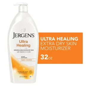 Jergens Ultra Healing Hand and Body Lotion Dry Skin Moisturizer Vitamins C, E,B5 - Picture 1 of 1