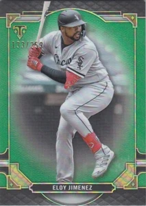 ELOY JIMENEZ /259 TOPPS TRIPLE THREADS EMERALD GREEN CHICAGO WHITE SOX #6 2022 - Picture 1 of 1
