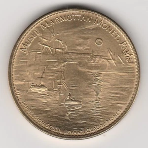A 2013 TOKEN MEDAILLE A-B -- 75 016 N°4 MUSEE MARMOTTAN C. MONET NYMPHEAS - Picture 1 of 2
