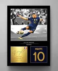 Kylian Mbappé Football Legend Canvas Print Motivational Wall Art Boyfriend Gift - Picture 1 of 10