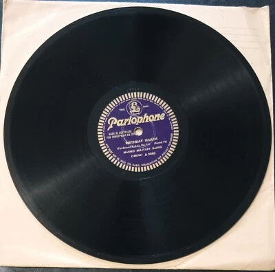 Massed Military Bands – Birthday March / Prince Eugen -1927 78RPM 10" record VG+ - Image 1 of 2