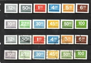 ARGENTINA L/M/M & USED 1976 SG1494-1505 NUMERALS - Picture 1 of 1