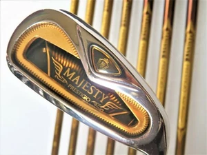 MARUMAN MAJESTY PRESTIGIO GOLD PREMIUM 8PC R-flex Irons set Golf CLUBS NWO - Picture 1 of 7