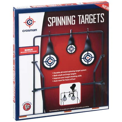 Crosman Steel Spinning Target, Use .177 and .22 Cal Pellets, 1.6 lbs. - Image 1 of 4